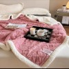 PATURĂ TRICOT CU BLĂNIȚĂ – ROZ